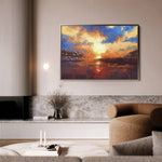 Landscape 054 Canvas Art 18" x 24" / 45 x 60 cm / Black