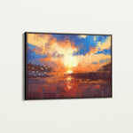Landscape 054 Canvas Art 18" x 24" / 45 x 60 cm / Black
