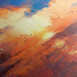 Landscape 054 Canvas Art 60 x 40 cm / Black