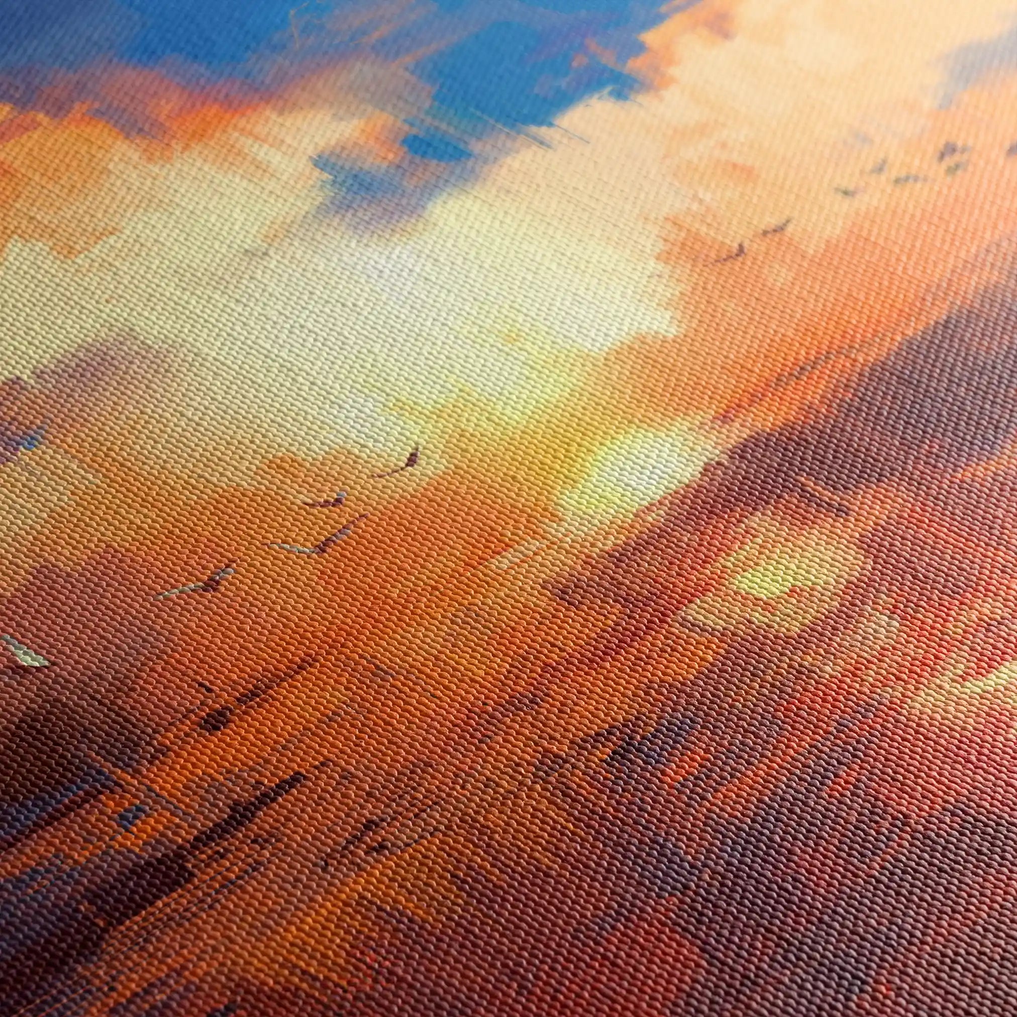 Landscape 054 Canvas Art 60 x 40 cm / Black