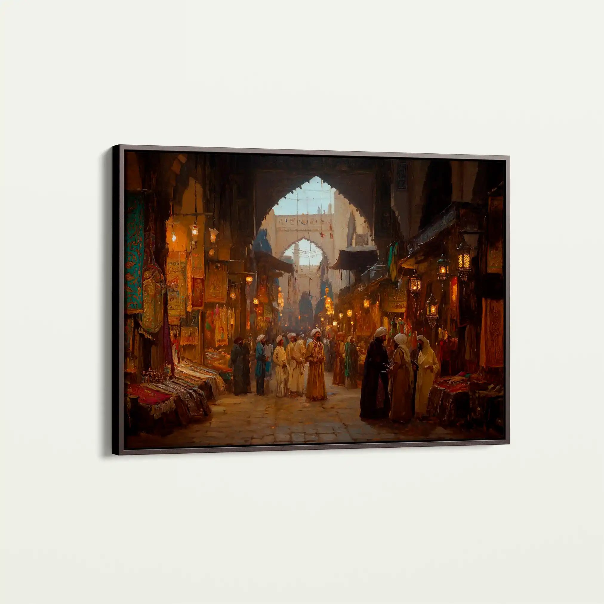 Orientalist 054 Canvas Art 60 x 40 cm / Black