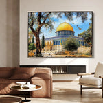 Palestine 054 Canvas Art 60 x 40 cm / Black