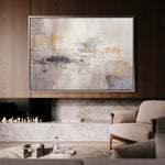 Abstract 055 Canvas Art 18" x 24" / 45 x 60 cm / Black