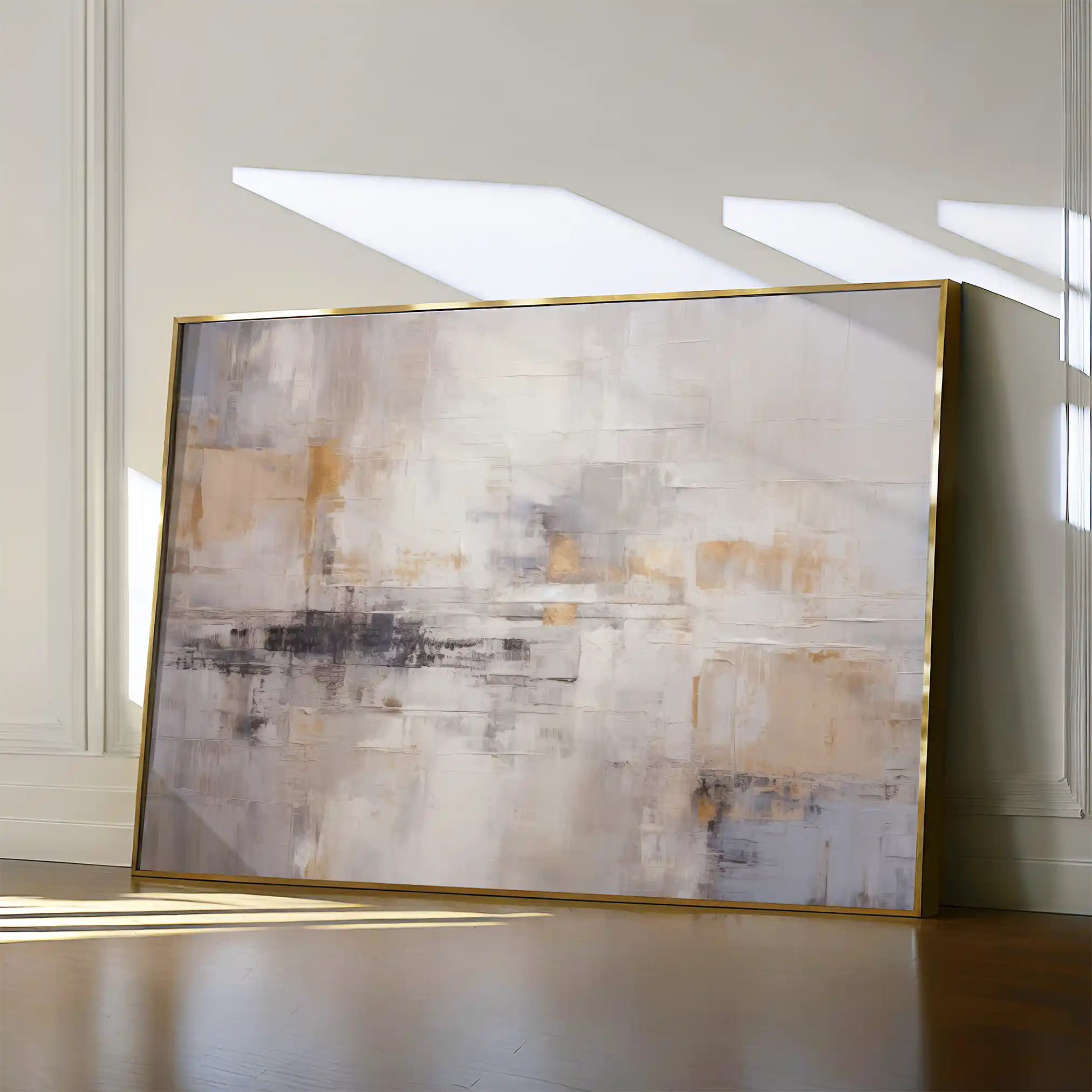 Abstract 055 Canvas Art 18" x 24" / 45 x 60 cm / Black