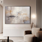 Abstract 055 Canvas Art 18" x 24" / 45 x 60 cm / Black