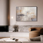 Abstract 055 Canvas Art 18" x 24" / 45 x 60 cm / Black