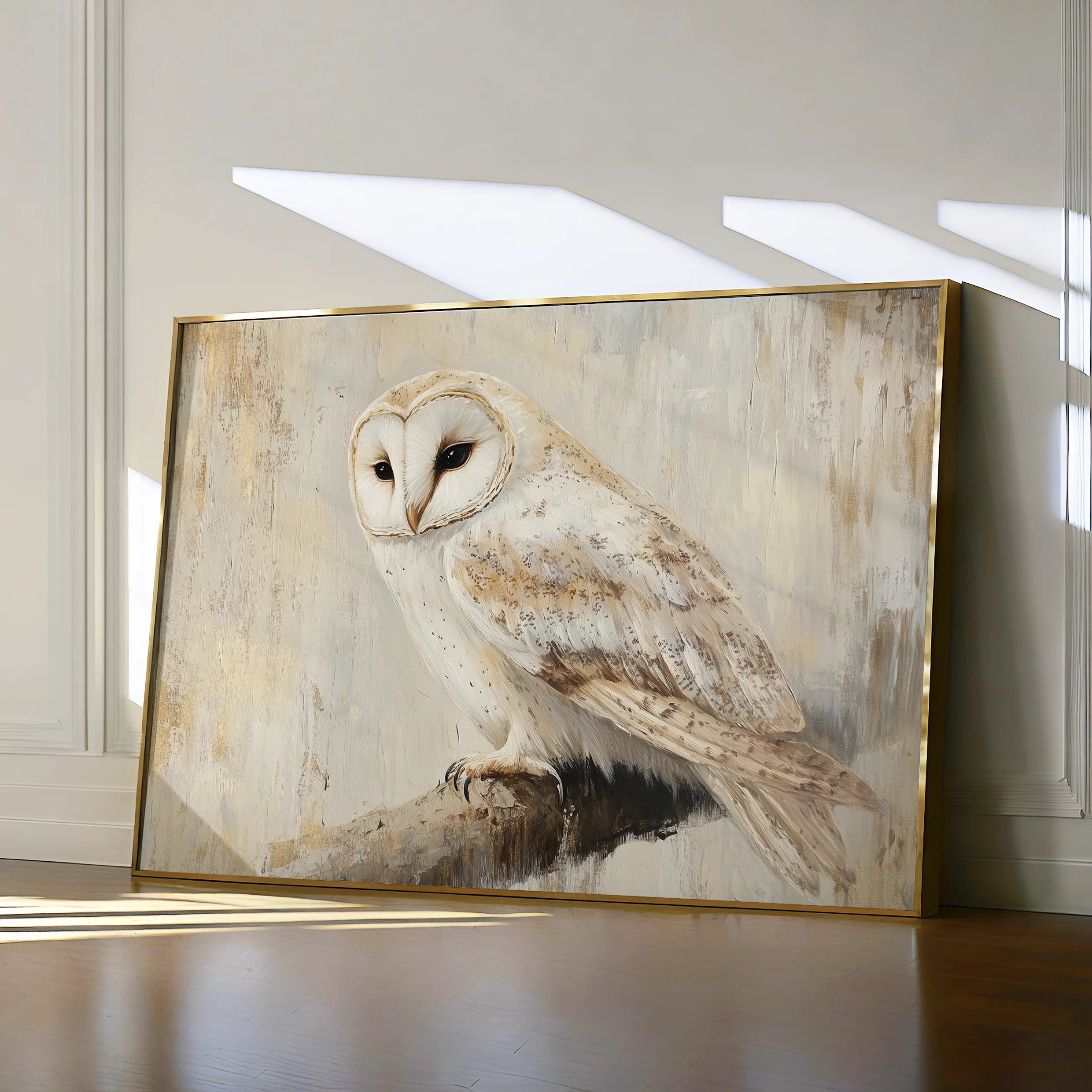 Animals 055 Canvas Art 18" x 24" / 45 x 60 cm / Black