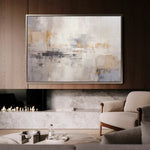 Abstract 055 Canvas Art 60 x 40 cm / Black