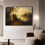 Classic 055 Canvas Art 18" x 24" / 45 x 60 cm / Black