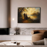 Classic 055 Canvas Art 18" x 24" / 45 x 60 cm / Black