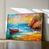 Landscape 055 Canvas Art 18" x 24" / 45 x 60 cm / Black