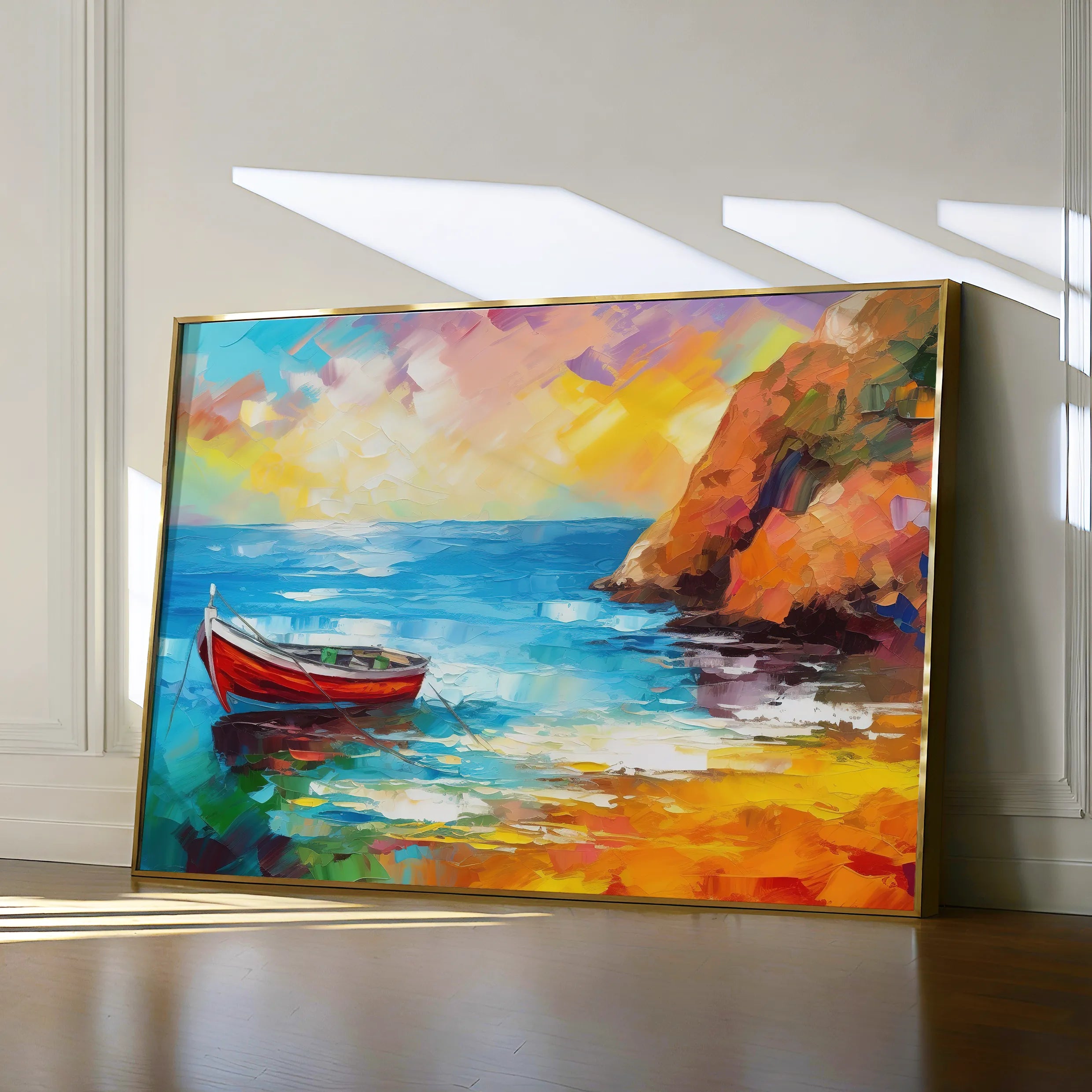 Landscape 055 Canvas Art 18" x 24" / 45 x 60 cm / Black