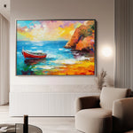 Landscape 055 Canvas Art 18" x 24" / 45 x 60 cm / Black
