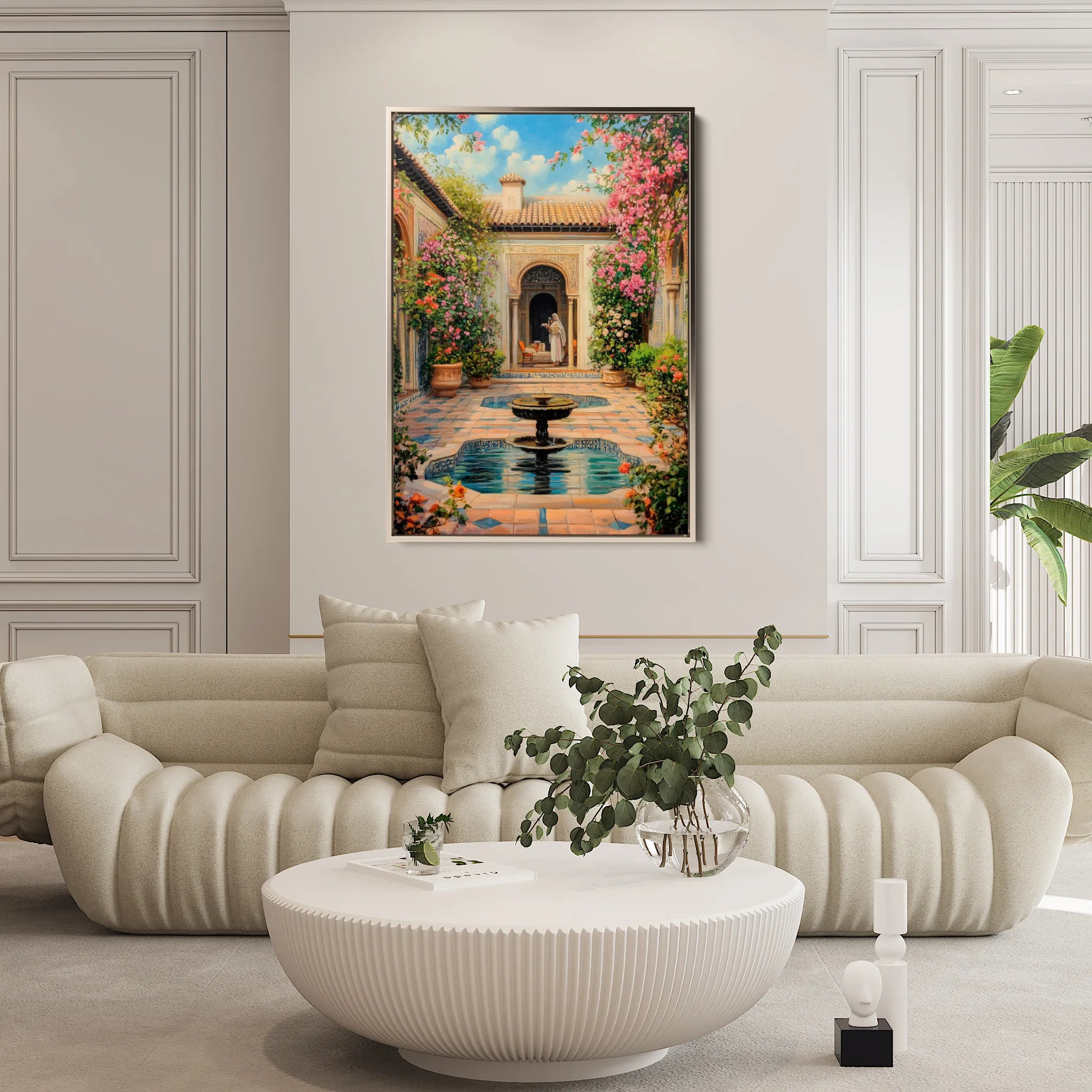 Orientalist 055 Canvas Art 18" x 24" / 45 x 60 cm / Black