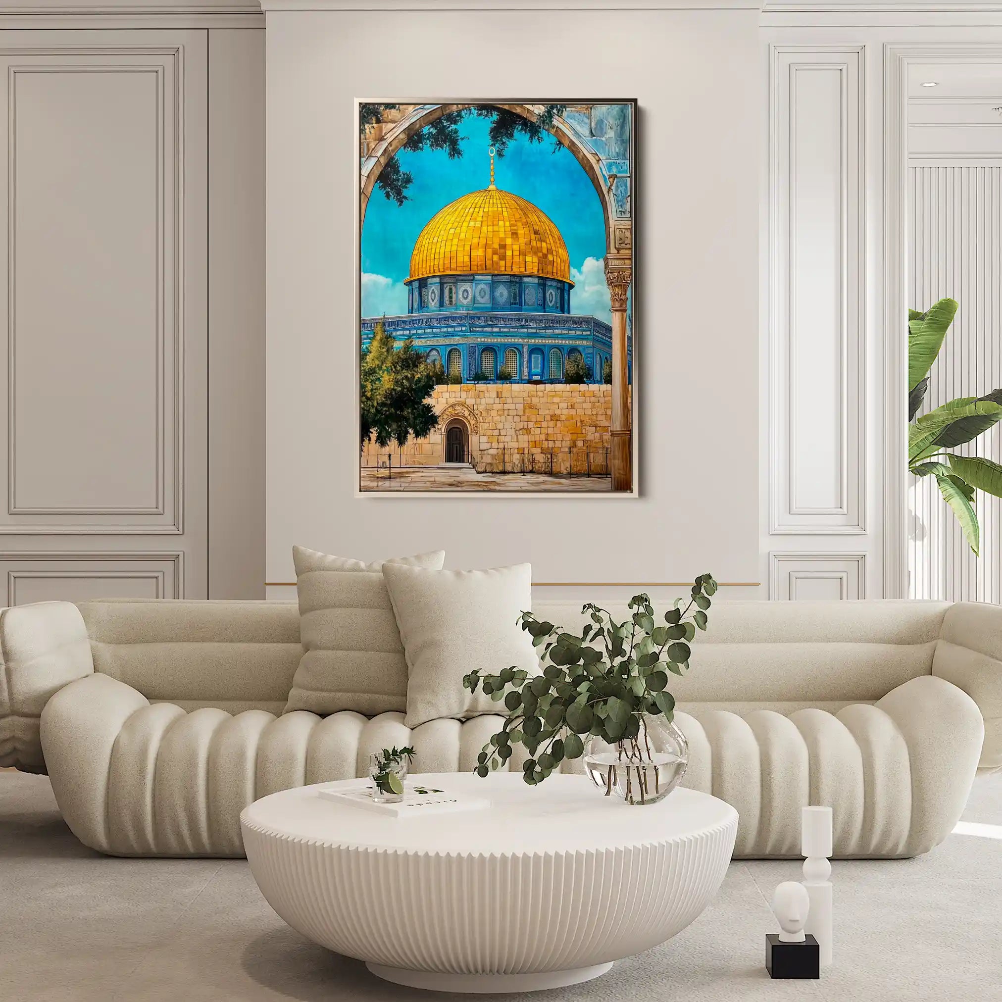 Palestine 055 Canvas Art 60 x 40 cm / Black