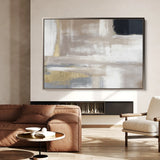 Abstract 056 Canvas Art 18" x 24" / 45 x 60 cm / Black