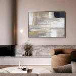 Abstract 056 Canvas Art 18" x 24" / 45 x 60 cm / Black
