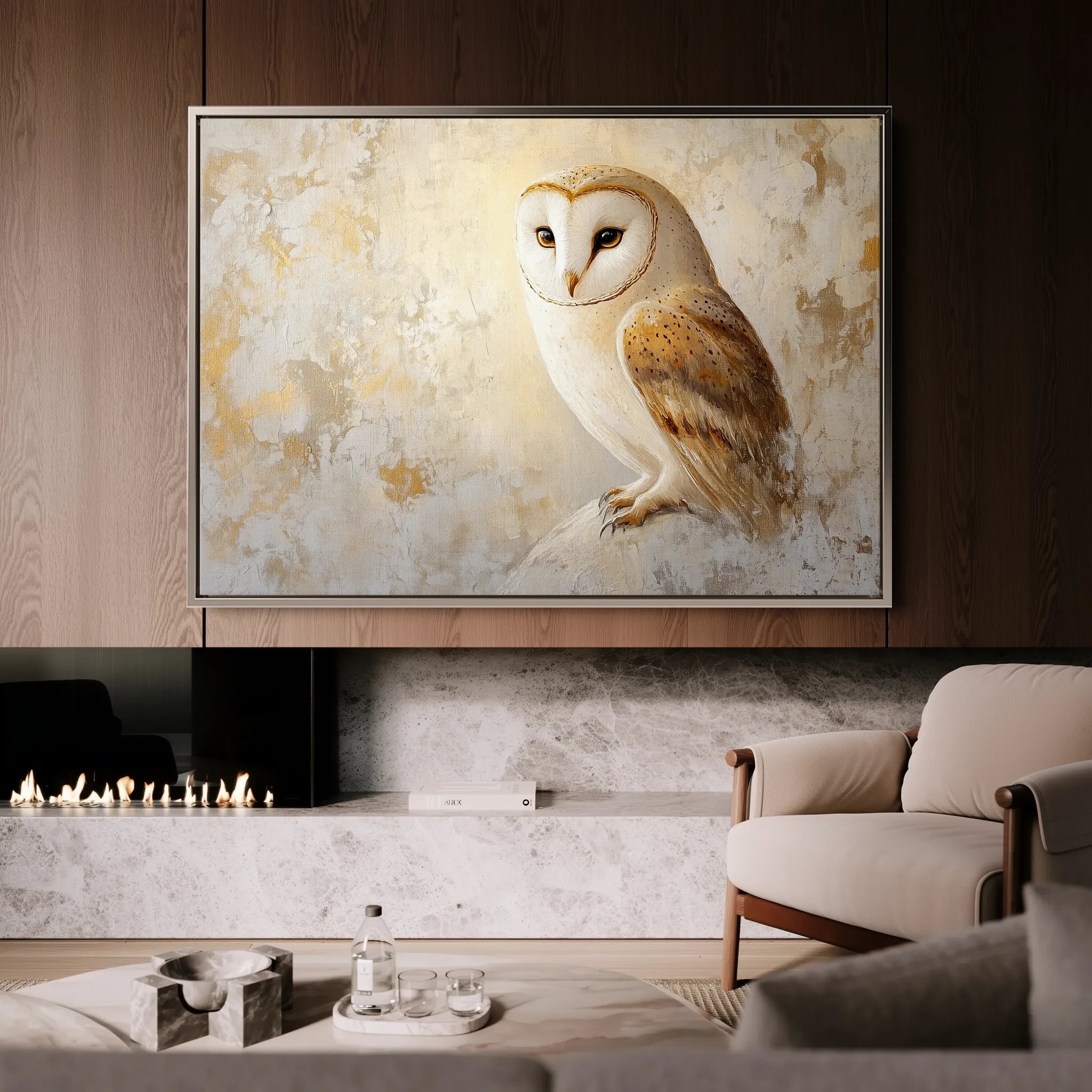 Animals 056 Canvas Art 18" x 24" / 45 x 60 cm / Black