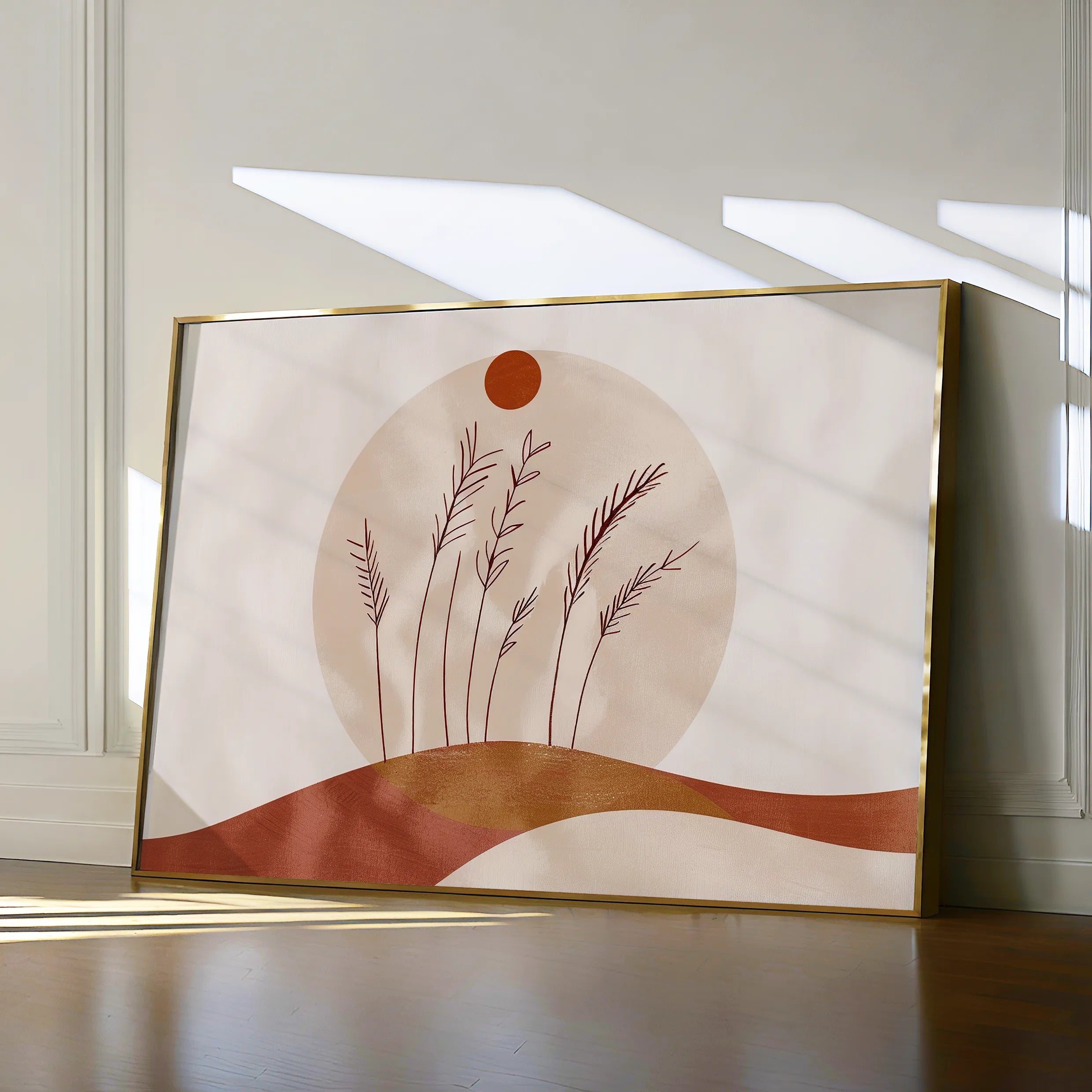 Boho 056 Canvas Art 18" x 24" / 45 x 60 cm / Black