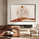 Boho 056 Canvas Art 18" x 24" / 45 x 60 cm / Black