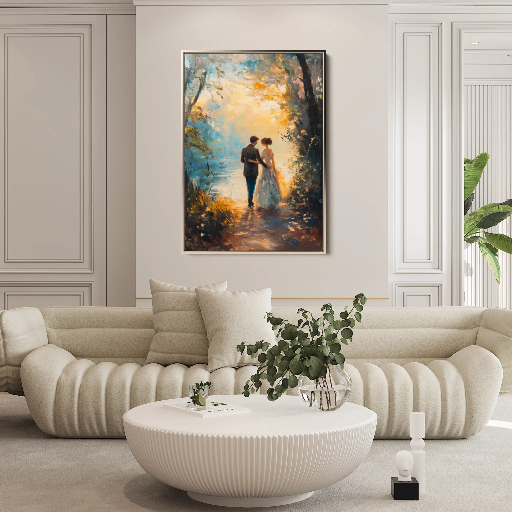 Classic 056 Canvas Art 18" x 24" / 45 x 60 cm / Black