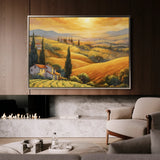 Landscape 056 Canvas Art 18" x 24" / 45 x 60 cm / Black