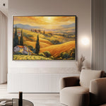 Landscape 056 Canvas Art 18" x 24" / 45 x 60 cm / Black
