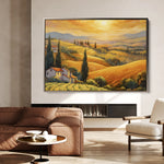 Landscape 056 Canvas Art 18" x 24" / 45 x 60 cm / Black