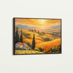 Landscape 056 Canvas Art 18" x 24" / 45 x 60 cm / Black