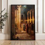 Orientalist 056 Canvas Art 18" x 24" / 45 x 60 cm / Black
