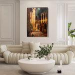 Orientalist 056 Canvas Art 18" x 24" / 45 x 60 cm / Black