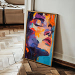 Portrait 056 Canvas Art 18" x 24" / 45 x 60 cm / Black
