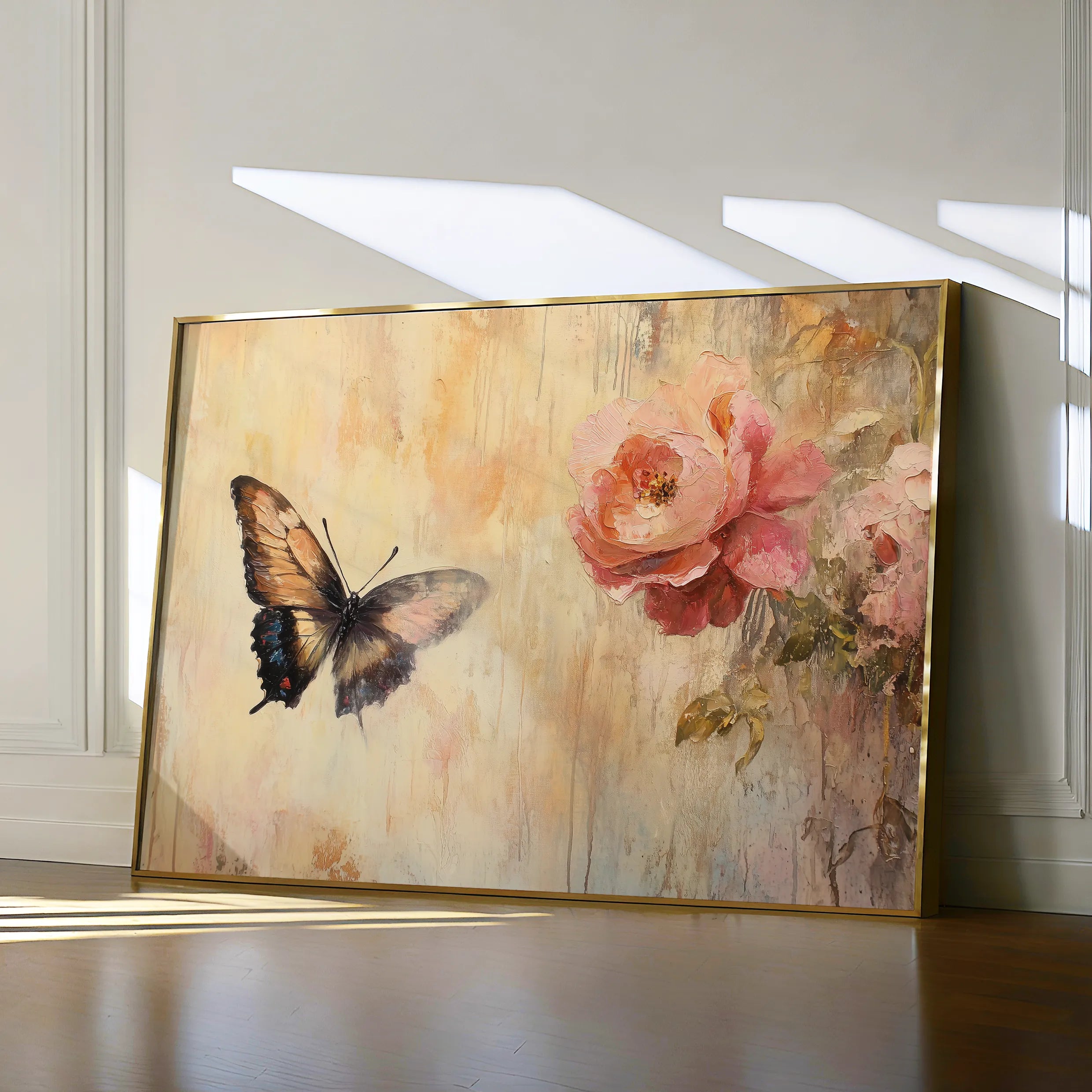 Animals 057 Canvas Art 18" x 24" / 45 x 60 cm / Black