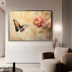 Animals 057 Canvas Art 18" x 24" / 45 x 60 cm / Black