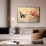 Animals 057 Canvas Art 18" x 24" / 45 x 60 cm / Black