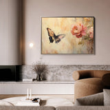 Animals 057 Canvas Art 18" x 24" / 45 x 60 cm / Black