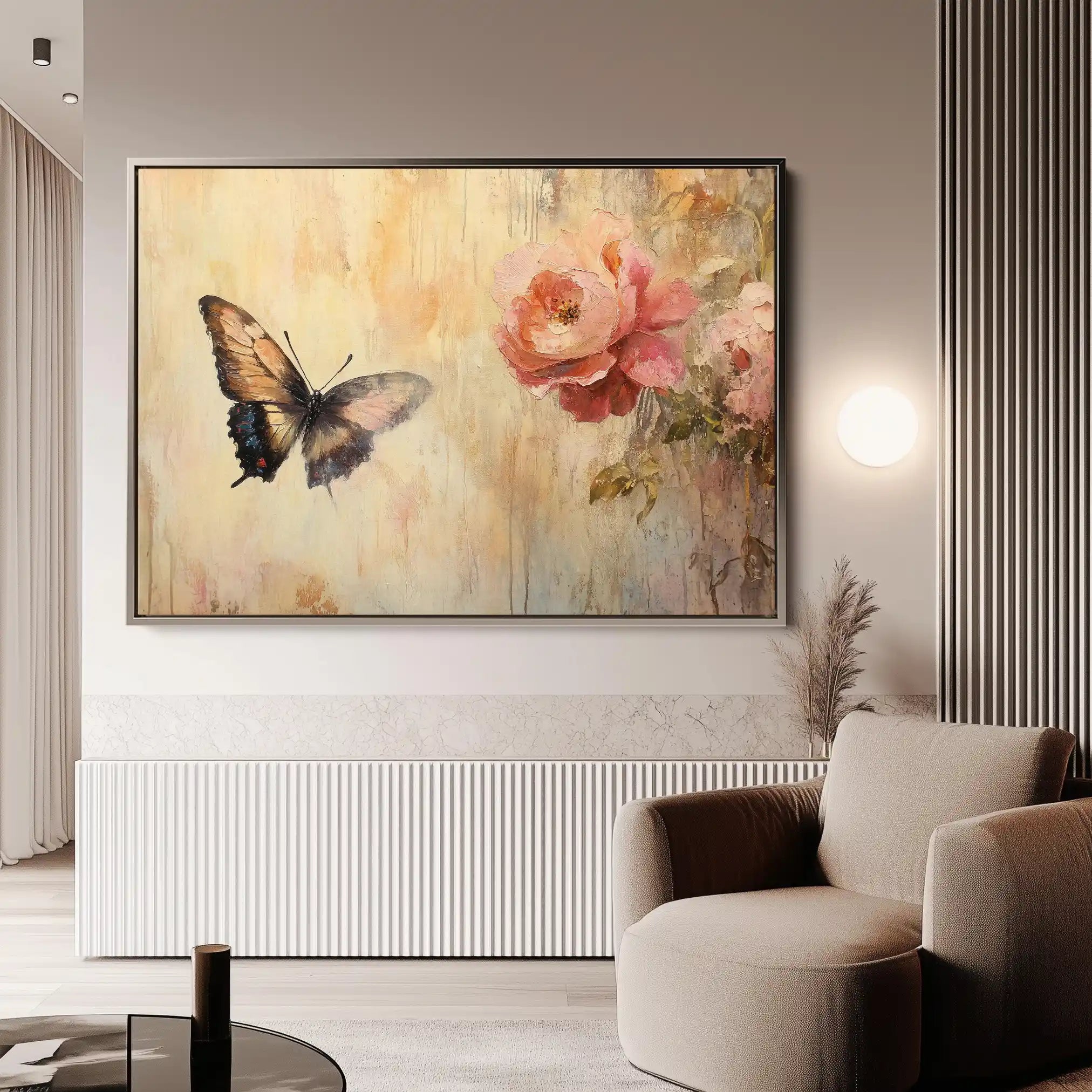 Animals 057 Canvas Art 60 x 40 cm / Black