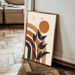 Boho 057 Canvas Art 18" x 24" / 45 x 60 cm / Black