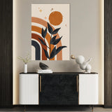 Boho 057 Canvas Art 18" x 24" / 45 x 60 cm / Black