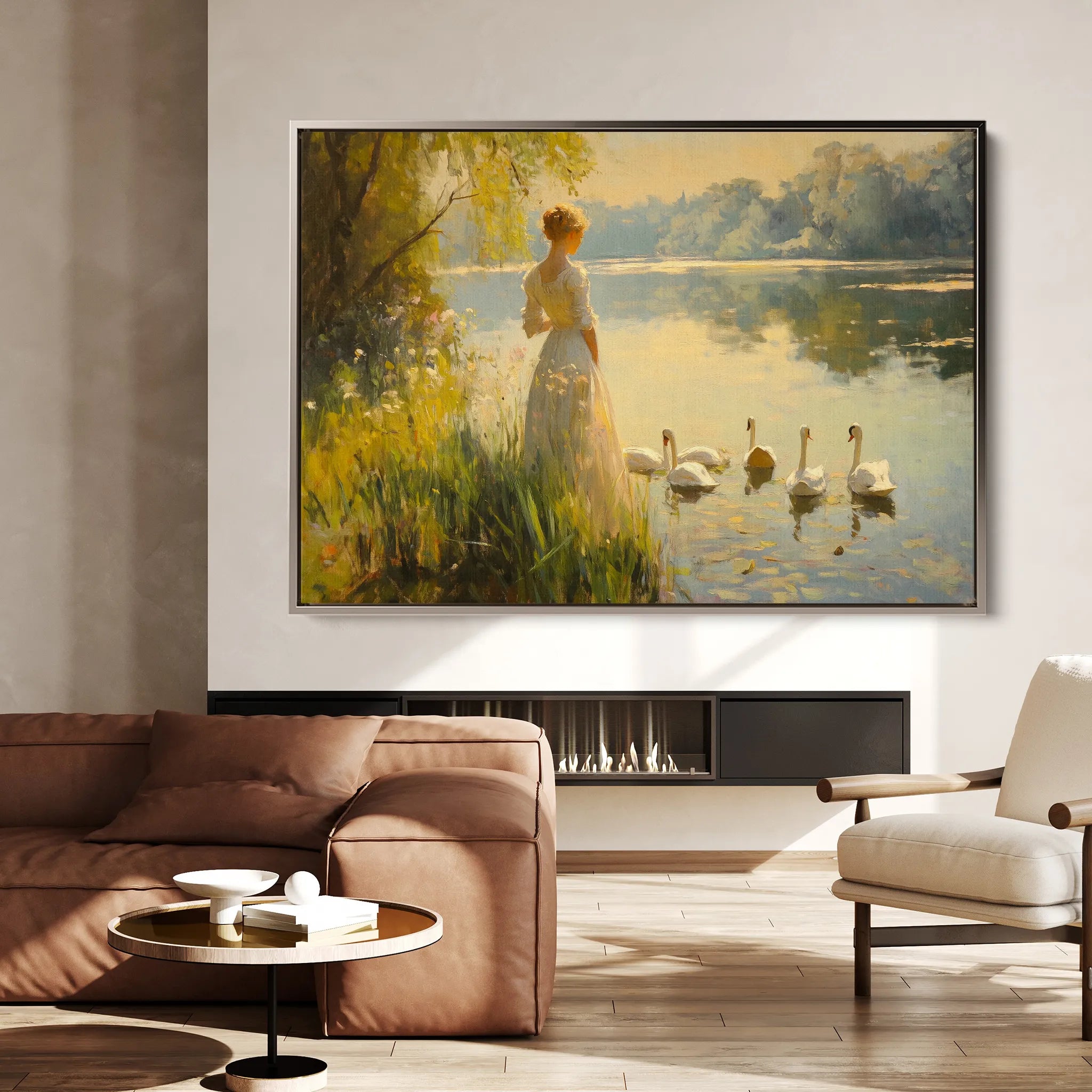 Classic 057 Canvas Art 18" x 24" / 45 x 60 cm / Black