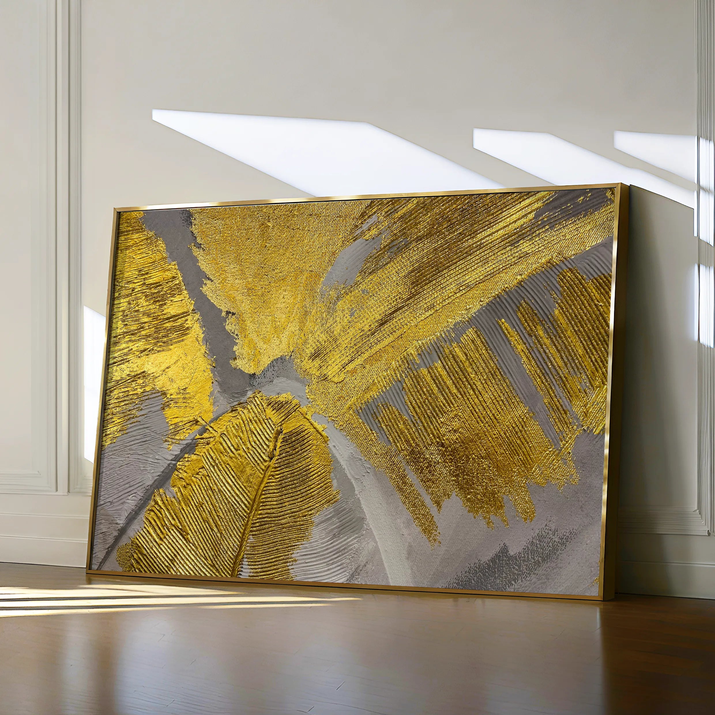 Floral 057 Canvas Art 18" x 24" / 45 x 60 cm / Black