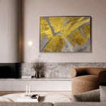 Floral 057 Canvas Art 18" x 24" / 45 x 60 cm / Black