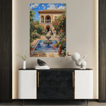 Orientalist 057 Canvas Art 18" x 24" / 45 x 60 cm / Black