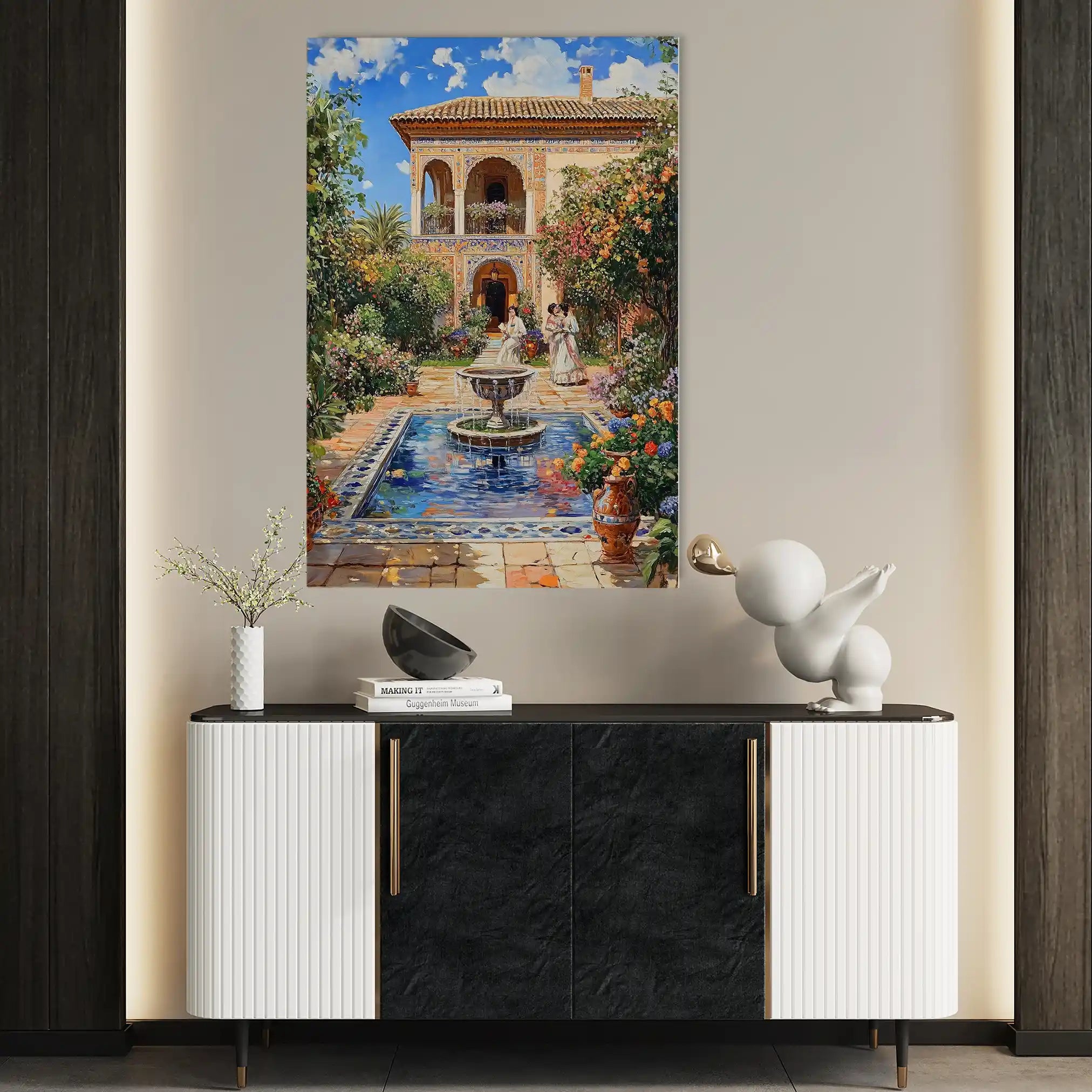 Orientalist 057 Canvas Art 60 x 40 cm / Black