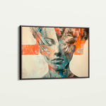 Portrait 057 Canvas Art 18" x 24" / 45 x 60 cm / Black