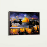 Palestine 057 Canvas Art 60 x 40 cm / Black