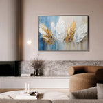 Abstract 058 Canvas Art 18" x 24" / 45 x 60 cm / Black