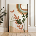 Boho 058 Canvas Art 18" x 24" / 45 x 60 cm / Black