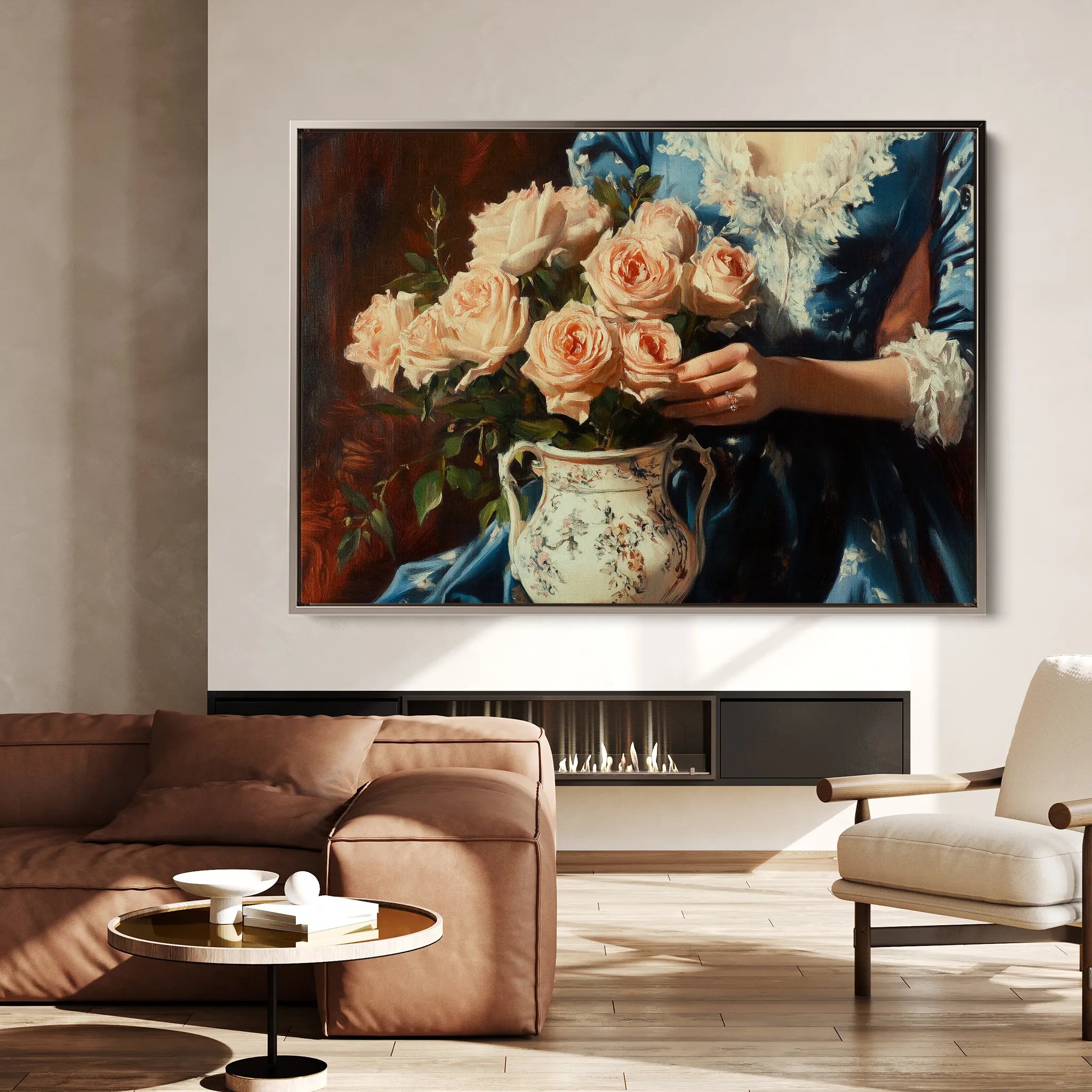 Classic 058 Canvas Art 18" x 24" / 45 x 60 cm / Black