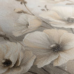 Floral 058 Canvas Art 18" x 24" / 45 x 60 cm / Black